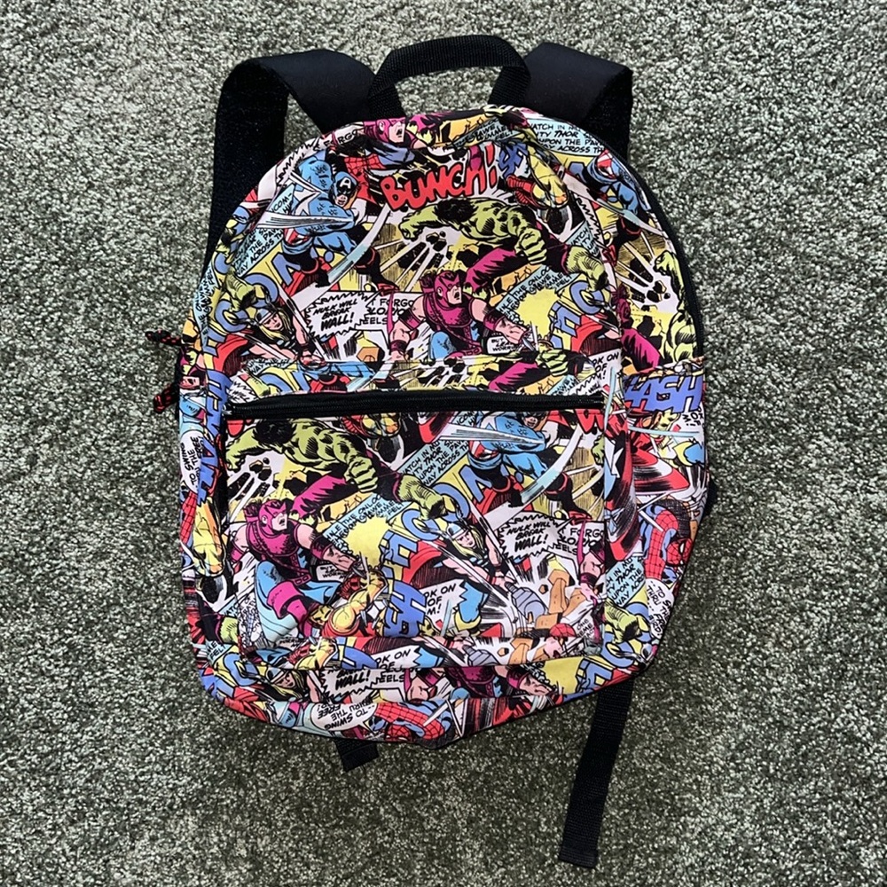 Sleek Marvel Comic Backpack - image 1